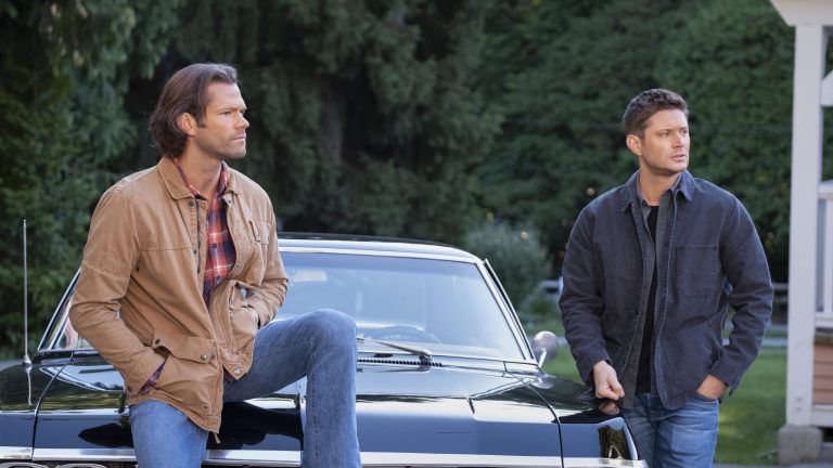 Sam (Jared Padalecki) and Dean (Jensen Ackles) in the Supernatural finale.